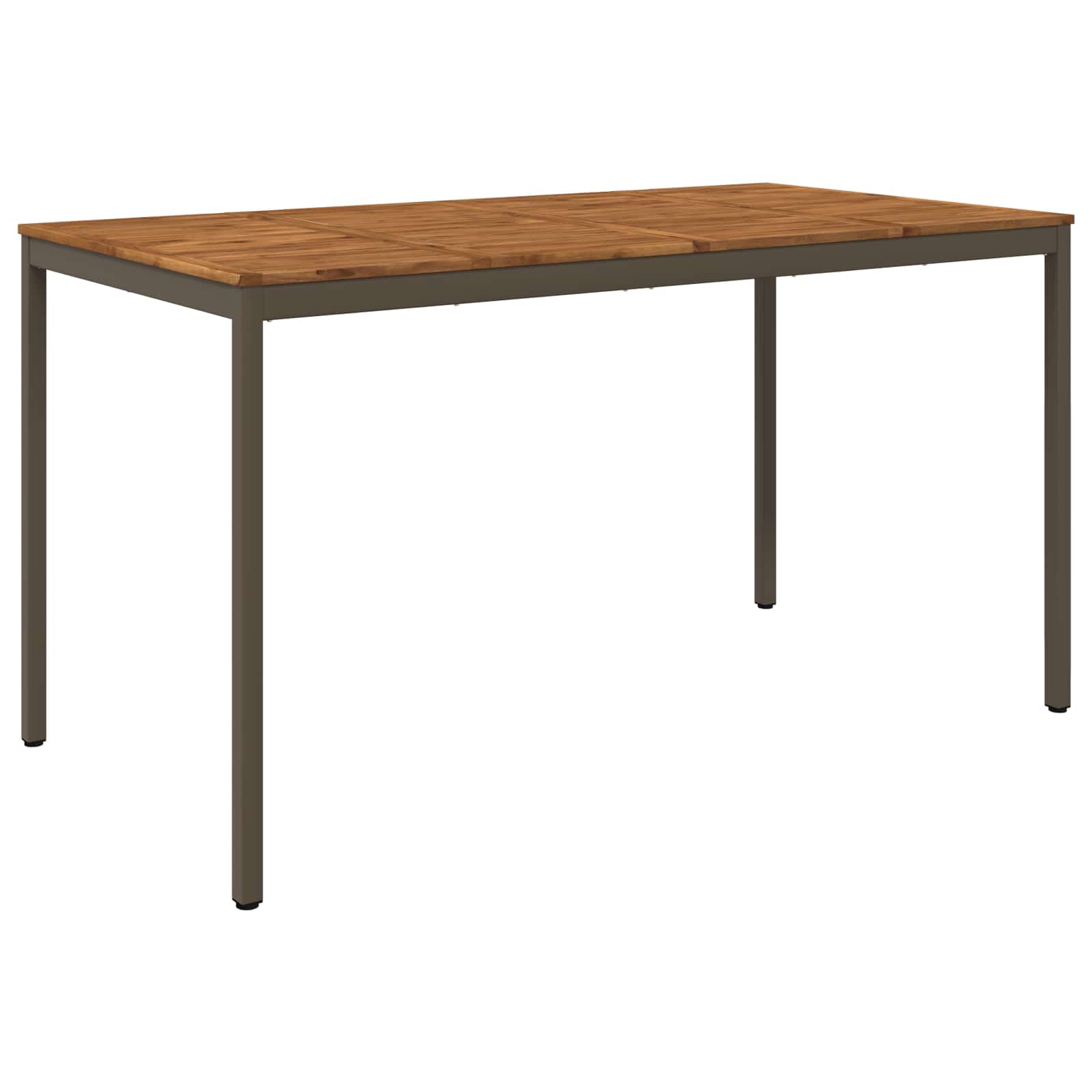 Gartenbar-tisch Natur Und Kaffee 196 X 100,5 X 105 Cm Vidaxl
