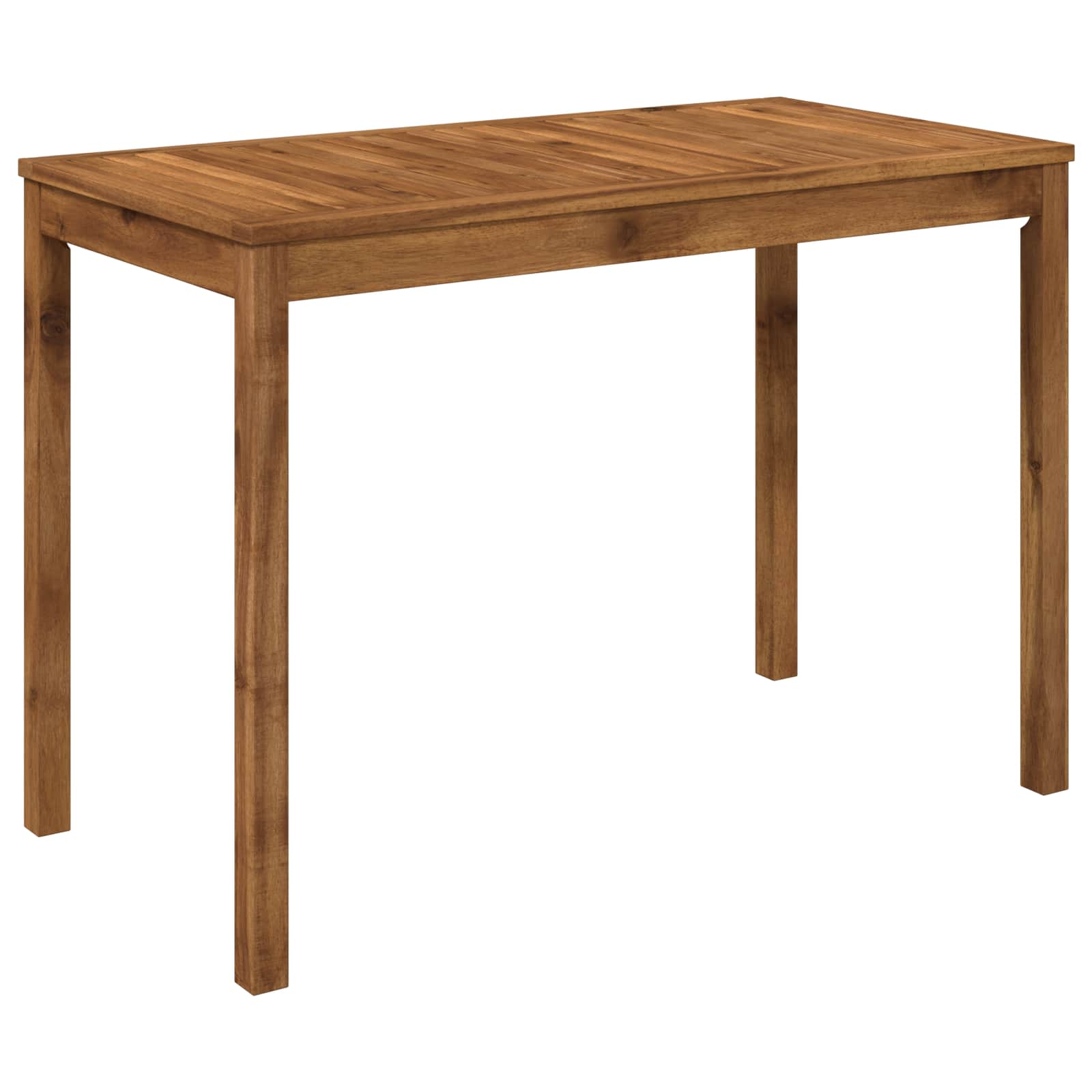 Gartentisch Natur 108,5 X 55 X 75 Cm Massivholz Akazie Vidaxl