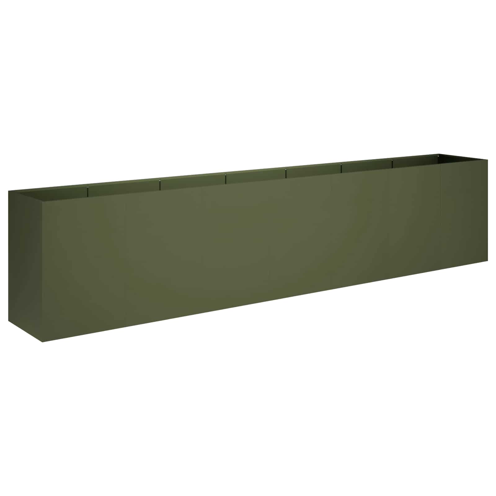Garten-pflanzgefäß Olivgrün 280 X 40 X 60 Cm Vidaxl