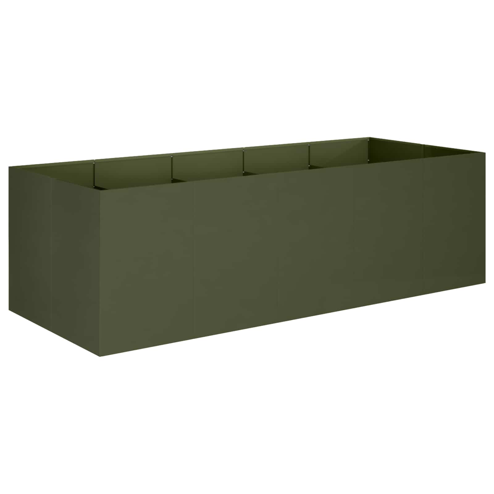 Garten-pflanzgefäß Olivgrün 200 X 80 X 60 Cm Vidaxl
