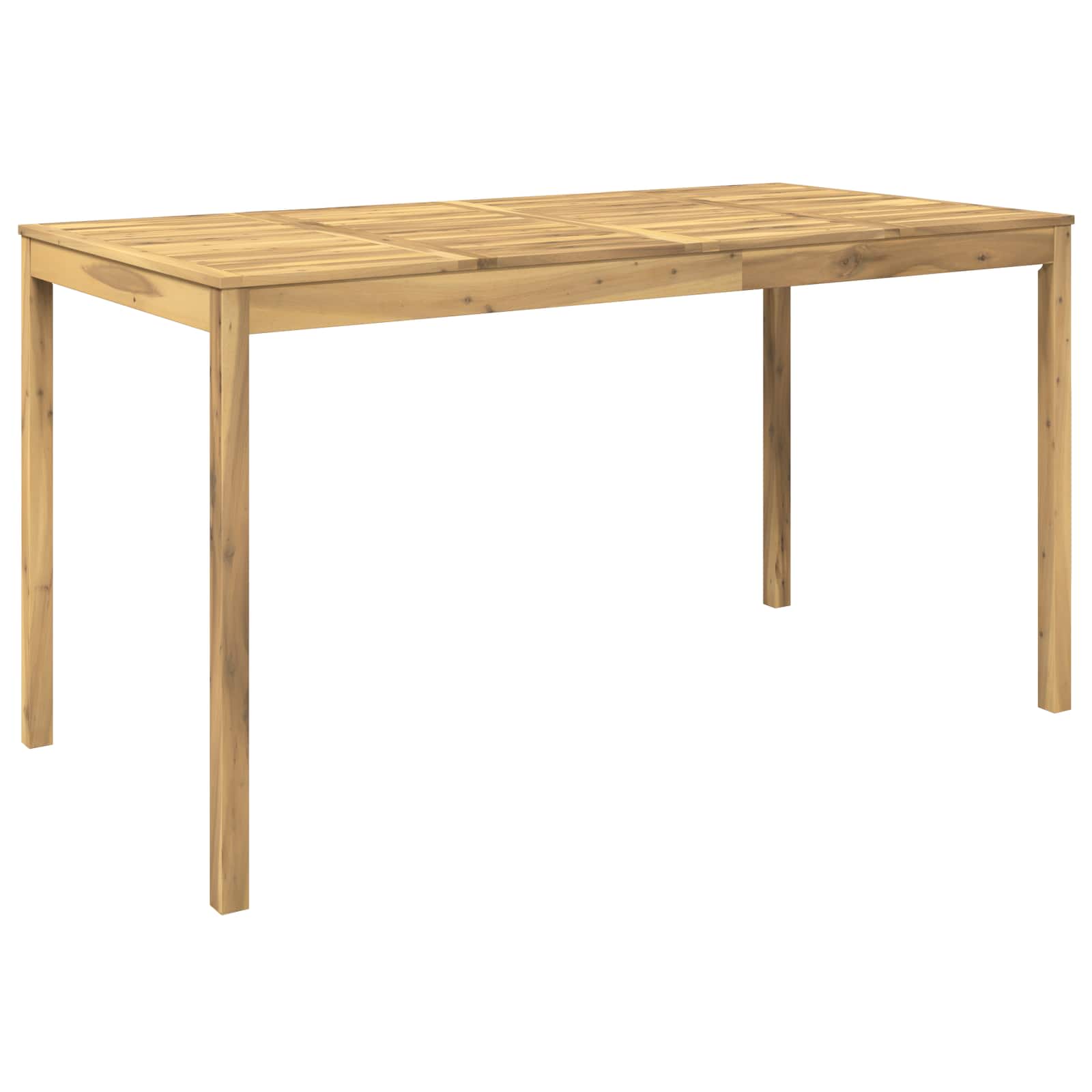 Gartenbar-tisch Weiß 196 X 100 X 105 Cm Massivholz Akazie Vidaxl