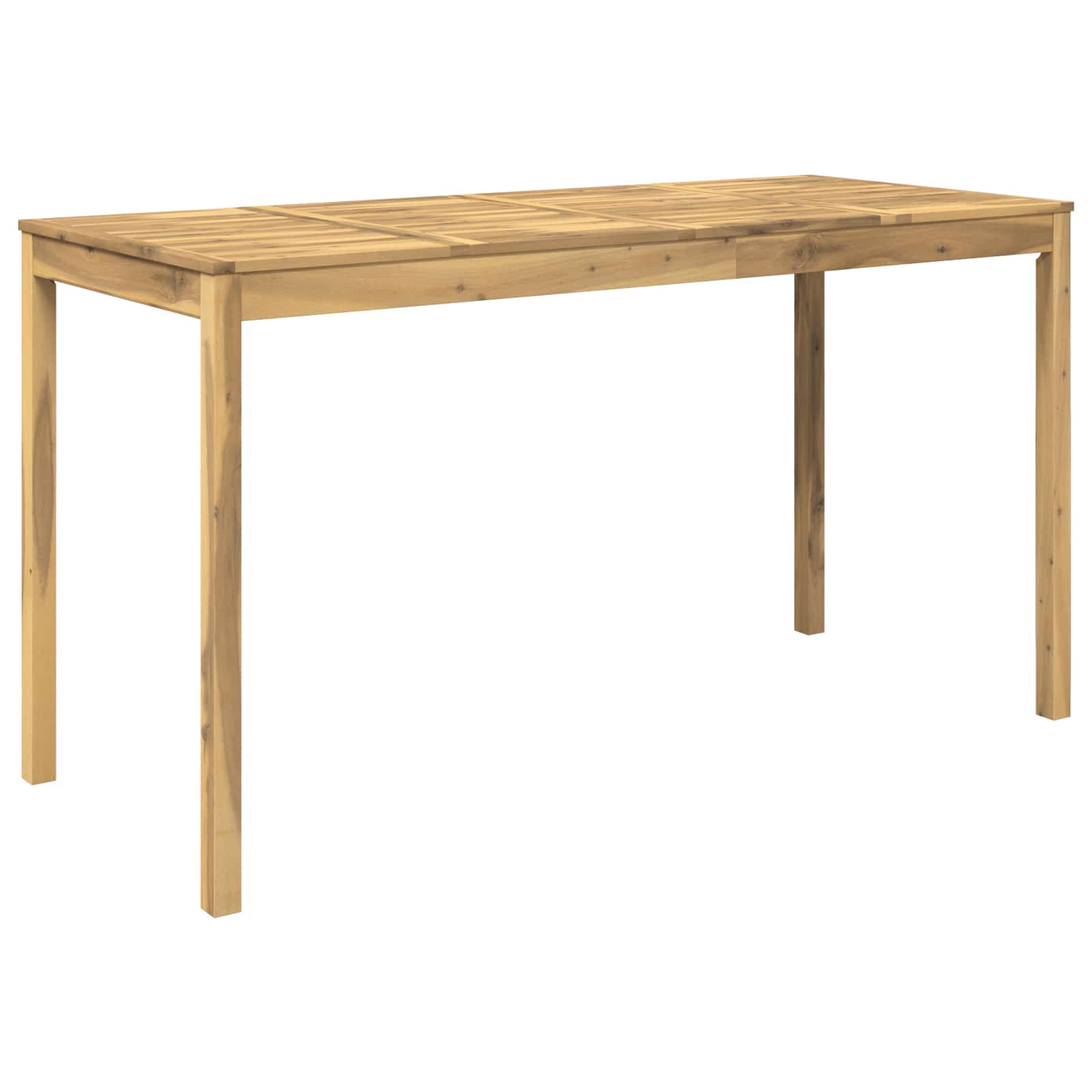 Gartenbar-tisch Weiß 196 X 80,5 X 105 Cm Massivholz Akazie Vidaxl