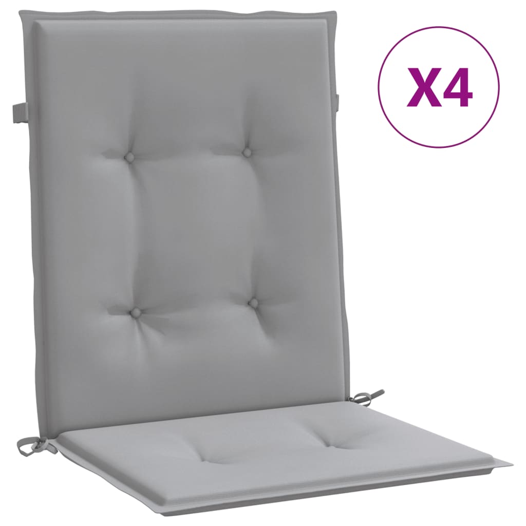 Maison Exclusive - Gartenstuhl-kissen 4 Stk. Grau 100 X 50 X 3 Cm