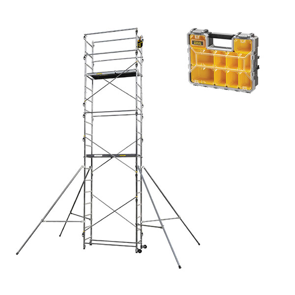 Gerüst Max. Arbeitshöhe 6.50m + Organizer - 349705-organisa