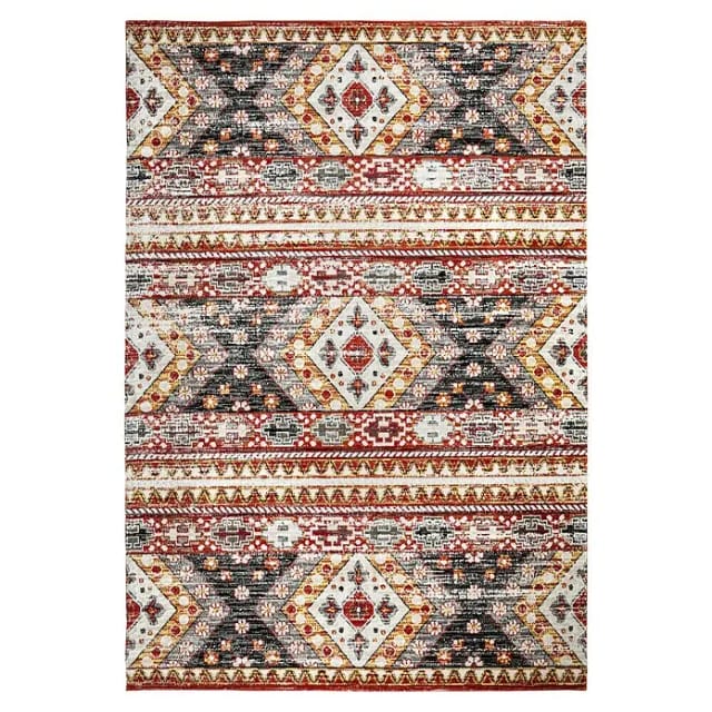 Andiamo In- und Outdoorteppich Bonnie multicolor grau-rot, 120 x 170 cm Teppich