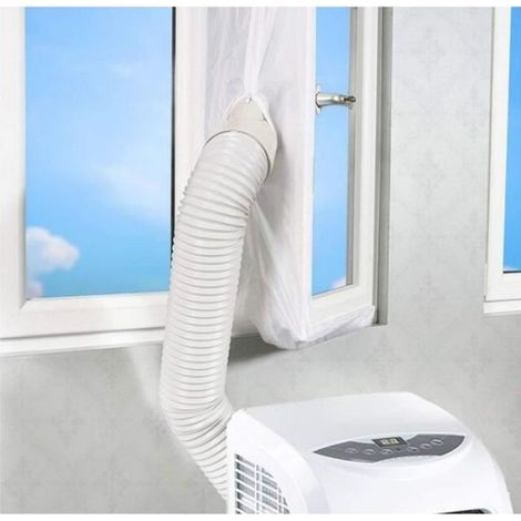 Fensterdichtung – Für Mobile Klimaanlagen Und Wäschetrockner – Weiß – Umfang 400 Cm – 1 Stück