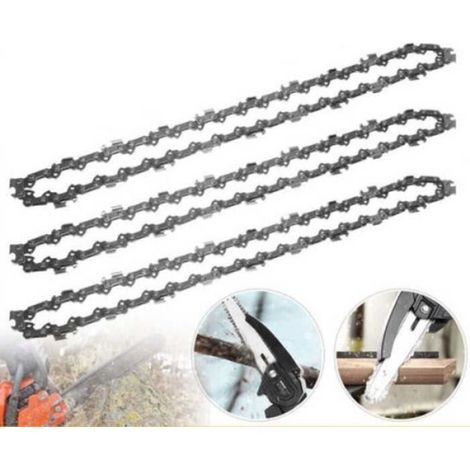Kettensägenkette – 45 Cm (18 Zoll) – 3/8"-teilung, Niedriges Profil – 0,050"-gabelmaß – 62 Glieder – 3er-pack