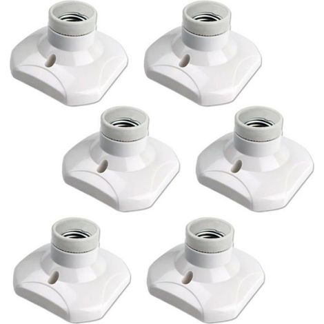 E27 Deckenfassung – 85–265 V Wechselstrom – Max. 60 W – Für Innenräume – 6er-pack