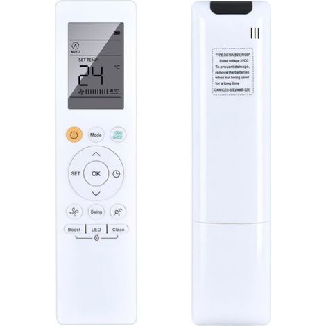 Fernbedienung Für Klimaanlagen – Für Midea Klimaanlagen Der Modelle Rg10a B2s Bgef Rg10l1 2hs – Infrarot 3.0-technologie – 1 Stück