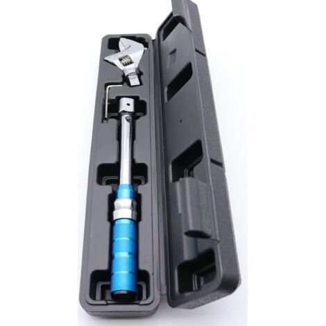 Einstellbarer Digitaler Drehmomentschlüssel 5–25 Nm – 30 Mm Öffnungsdurchmesser – Wechselkopf Für Sanitärinstallationen – Genauigkeit ±4 %
