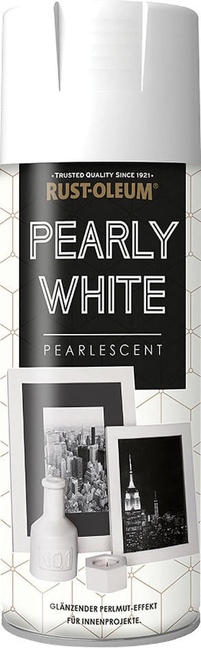 Rust-Oleum Metallsprühlack 400 ml pearly white Lackspray