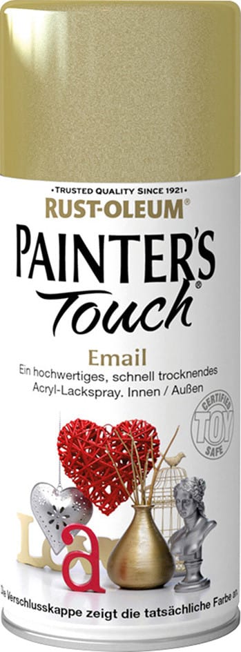 Rust-Oleum Acryl Lackspray 150 ml metallic gold Kreidefarbe