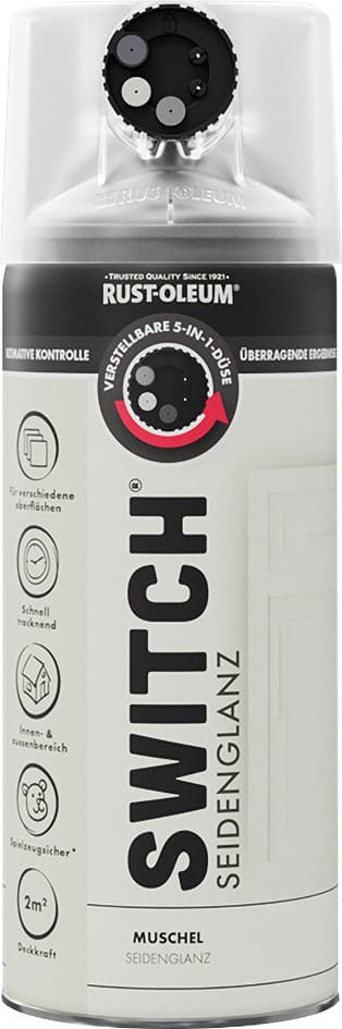 Rust-Oleum Sprühlack Switch 400 ml muschel seidenglanz Lackspray