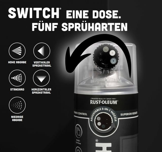 Rust-Oleum Sprühlack Switch 400 ml gletscher seidenglanz Lackspray