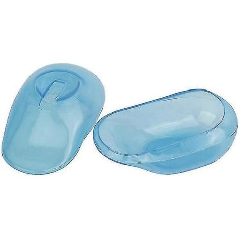 Ohrenschützer – Silikon – Wasserdicht – Fleckenabweisend – Blau – Erwachsene – 2er-pack