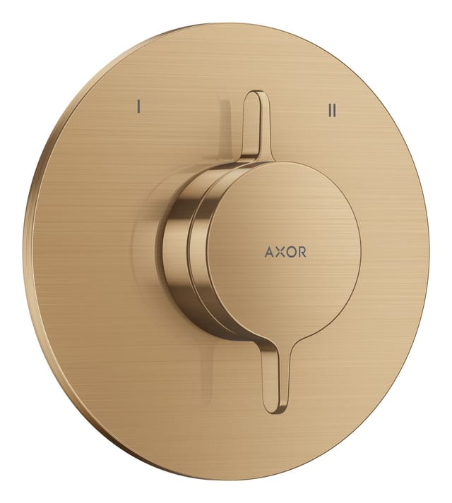 Axor One - Unterputzarmatur, für 2 Verbraucher, Bronze gebürstet 48415140
