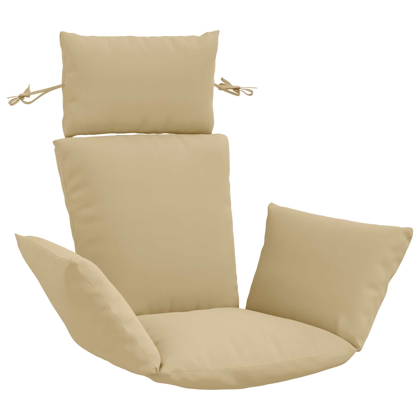 Adirondack Kissen Putten 100 % Polyester Beige 60 X 145 X 10 Cm Vidaxl
