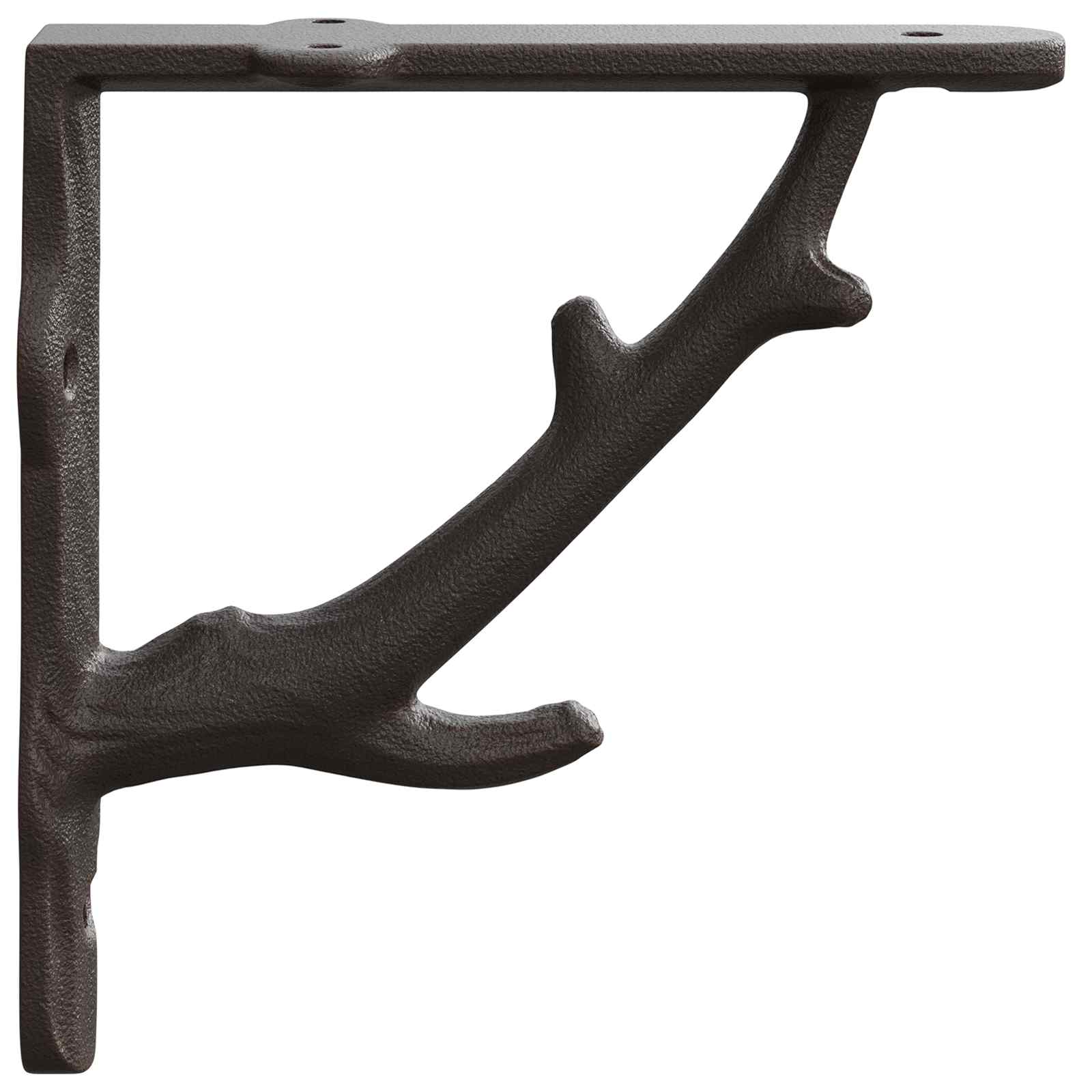 Wandregalhalterungen 12 Stk. Antikbraun 14 X 14 X 4 Cm Stahl Vidaxl