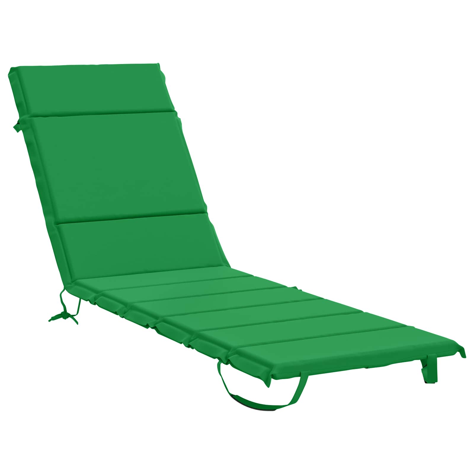 Sonnenliege Kissen Gemert 100 % Polyester Grün 200 X 50 X 3 Cm Vidaxl