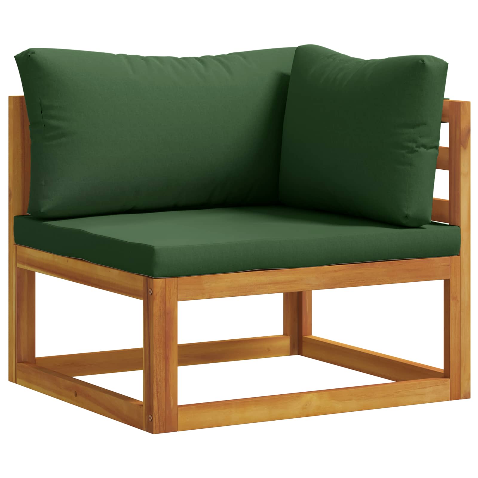 Ecksofa Mit Kissen Massivholz Akazie Natur Vidaxl