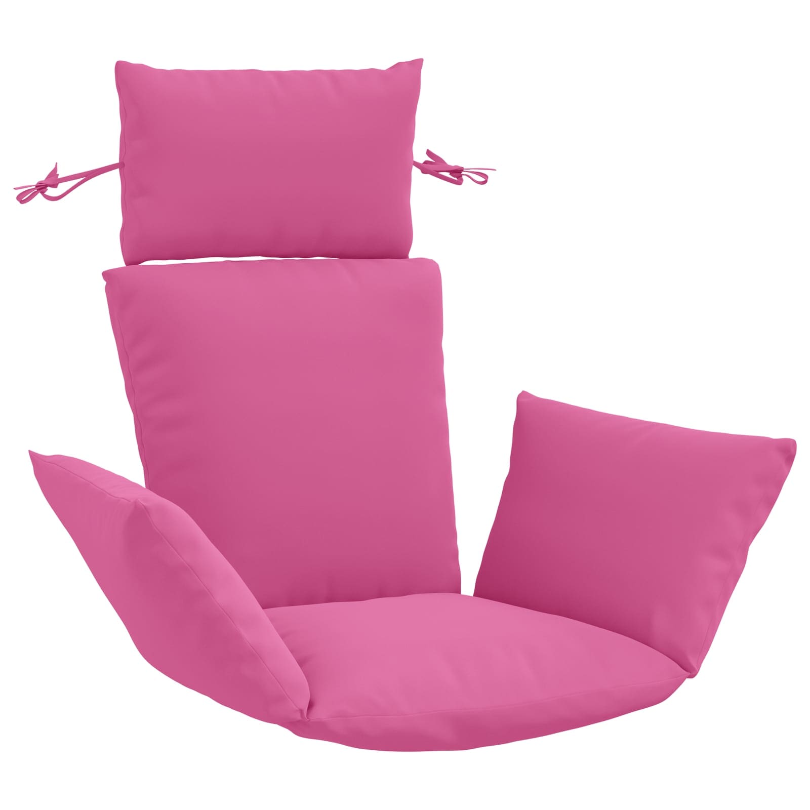 Adirondack Kissen Putten 100 % Polyester Rosa 60 X 145 X 10 Cm Vidaxl