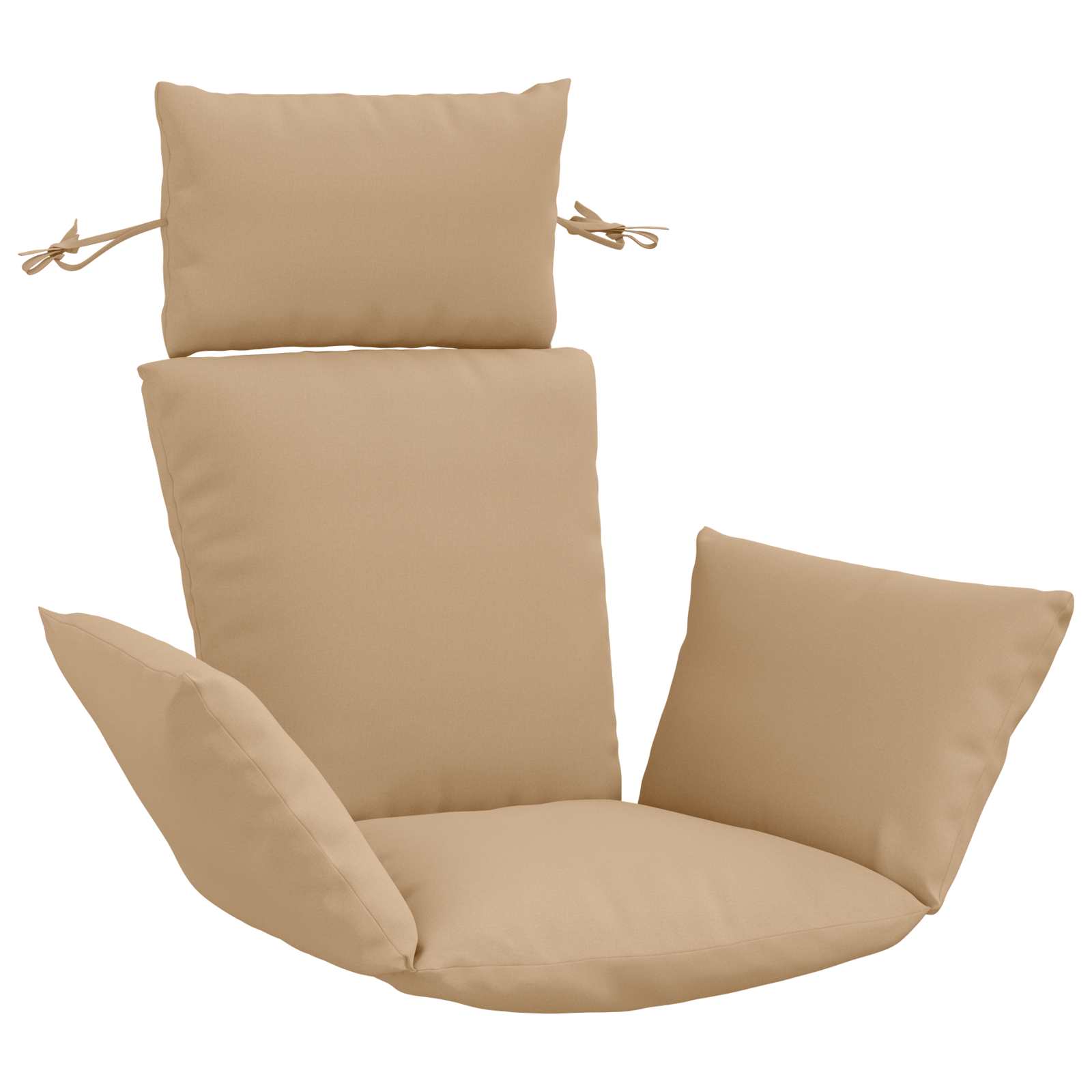 Adirondack Kissen Putten 100 % Polyester Sand 60 X 145 X 10 Cm Vidaxl