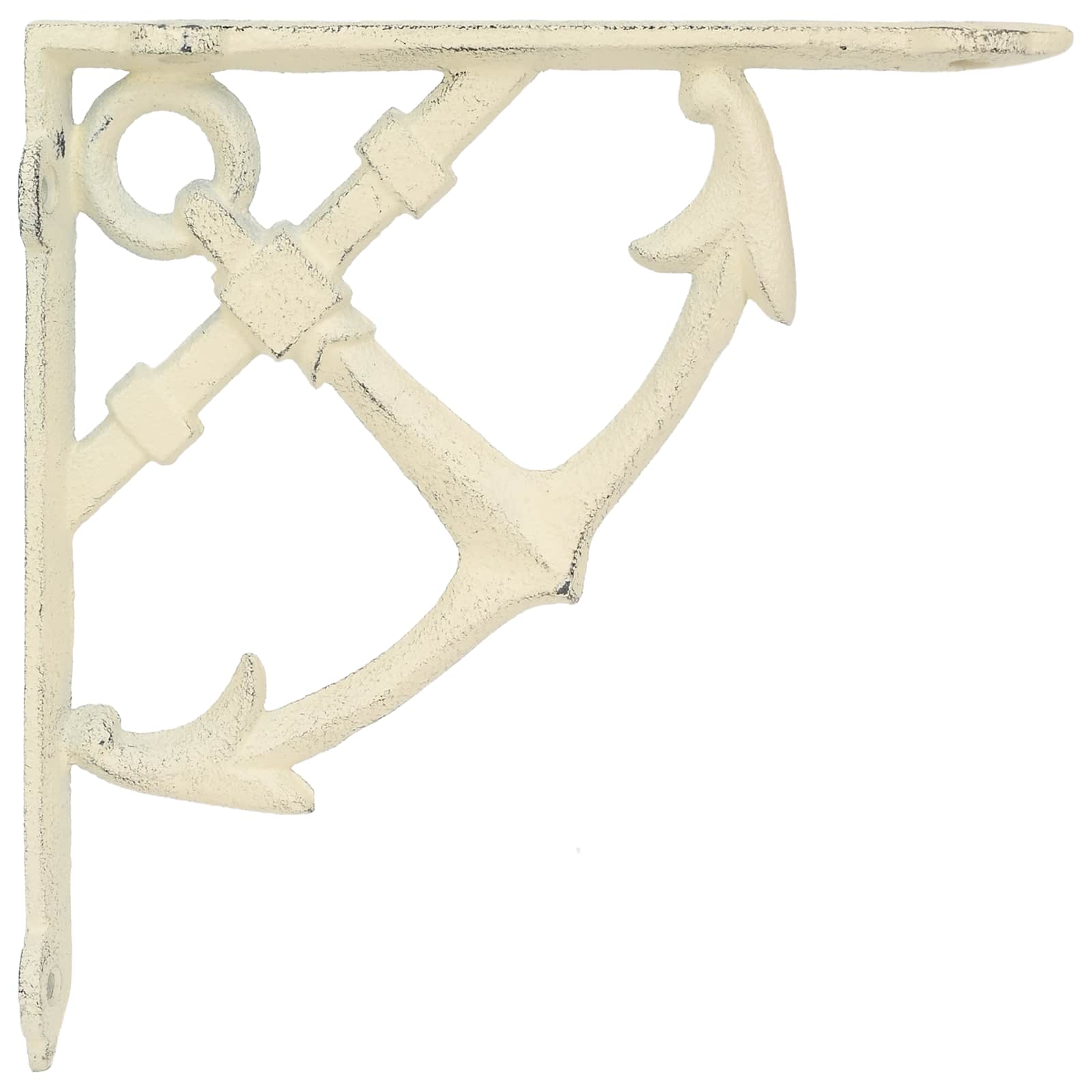 Wandregalhalterungen 12 Stk. Antik Weiß 14.5 X 14.5 X 3.5 Cm Vidaxl