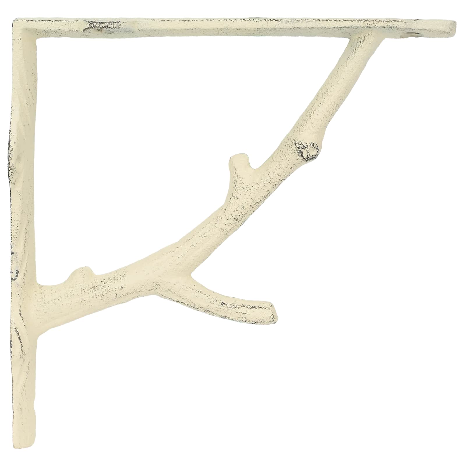 Wandregalhalterungen 12 Stk. Antik Weiß 14 X 14 X 4 Cm Stahl Vidaxl