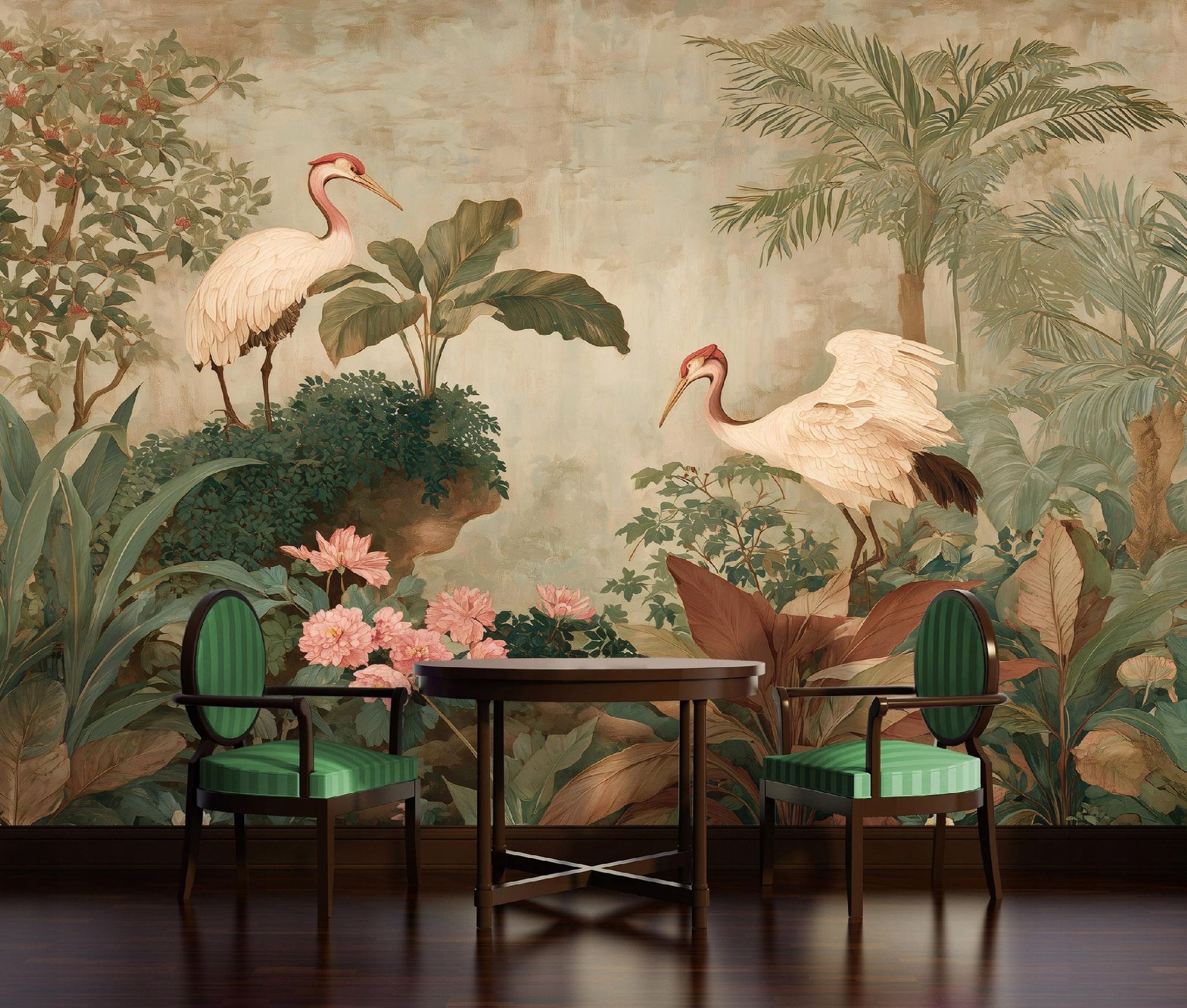 Fototapete Wald Dschungel Vintage, Für Wohnzimmer Und Schlafzimmer, 400 X 280 Cm – Komplettset Inkl. Kleister & Anleitung
