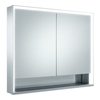 KEUCO Royal Lumos Spiegelschrank Wandvorbau 2-türig, kurze Tür,