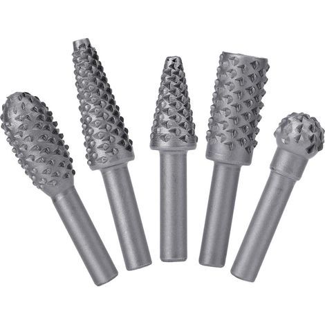 Drehfräser-set, Elektrowerkzeuge, Holzschleifen, Massiver Stahl, Raspel, Hartmetall, Holzschnitzwerkzeug Für Bohrer Zum Polieren Und Gravieren