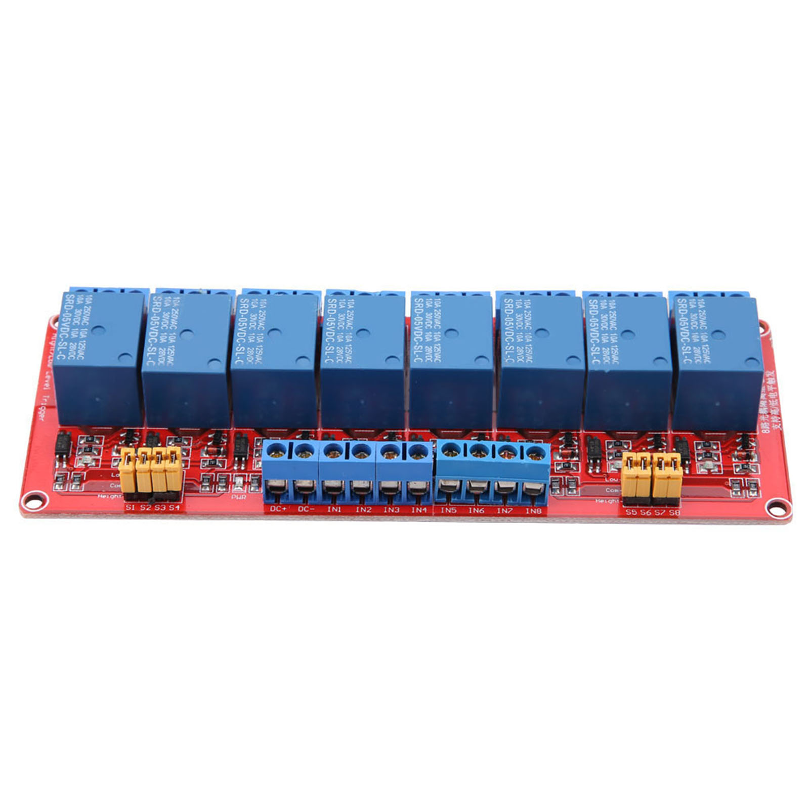 Carte De Module Relais Optocoupleur 8 Canaux, Déclenchement Haut Et Bas 5 V