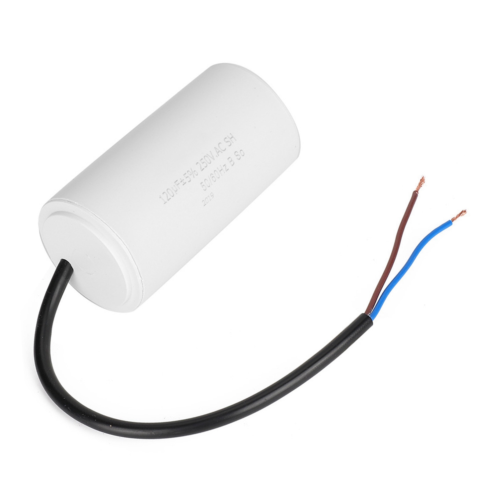 Condensateur De Démarrage Cbb60 Avec Fil Conducteur 250 V Ca 120 Μf 50/60 Hz Pour Moteur/compresseur D'Air