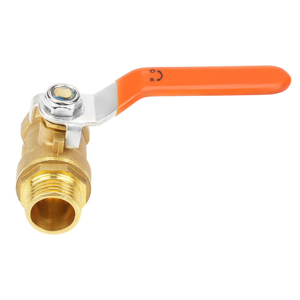 Vanne À Bille En Laiton Pour Tuyau, Filetage Mâle Et Femelle 1/2" Bsp Dn15