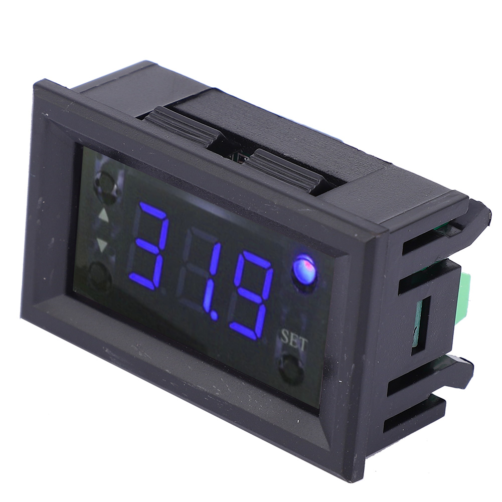 Régulateur De Température Numérique W1218, Thermostat 12 V Cc, -20 À 100 °c, Voyant Bleu, 12 V Cc