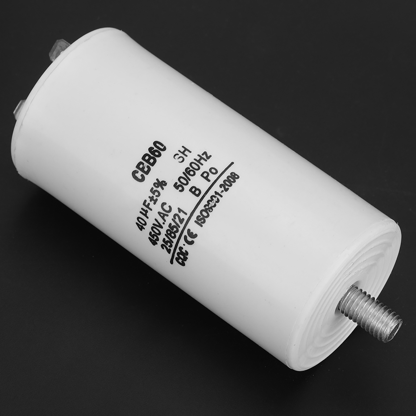 Condensateur De Pompe À Eau Cbb60 450 V 40 Μf Pour Lave-linge 50/60 Hz