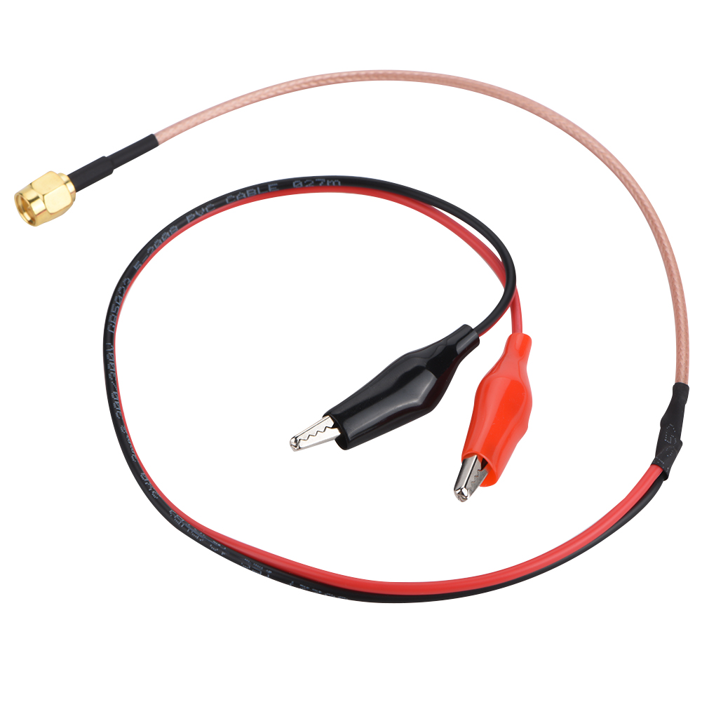 1 Câble De Connexion Radiofréquence Rouge Et Noir, Fil De Test De 52 Cm