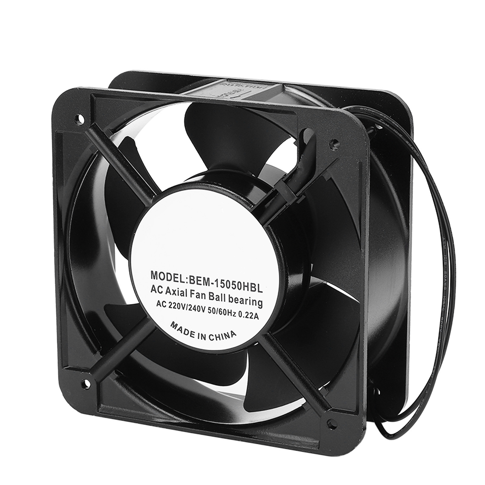 Ventilateur Axial Berm Ac 220/240 V Ca À Roulement À Billes, Débit D'Air Important, Silencieux Et Puissant Pour Le Refroidissement Diy