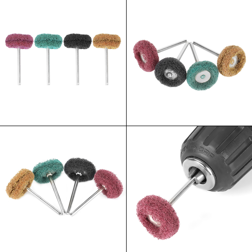 Lot De 40 Tampons De Polissage Abrasifs Pour Outil Rotatif
