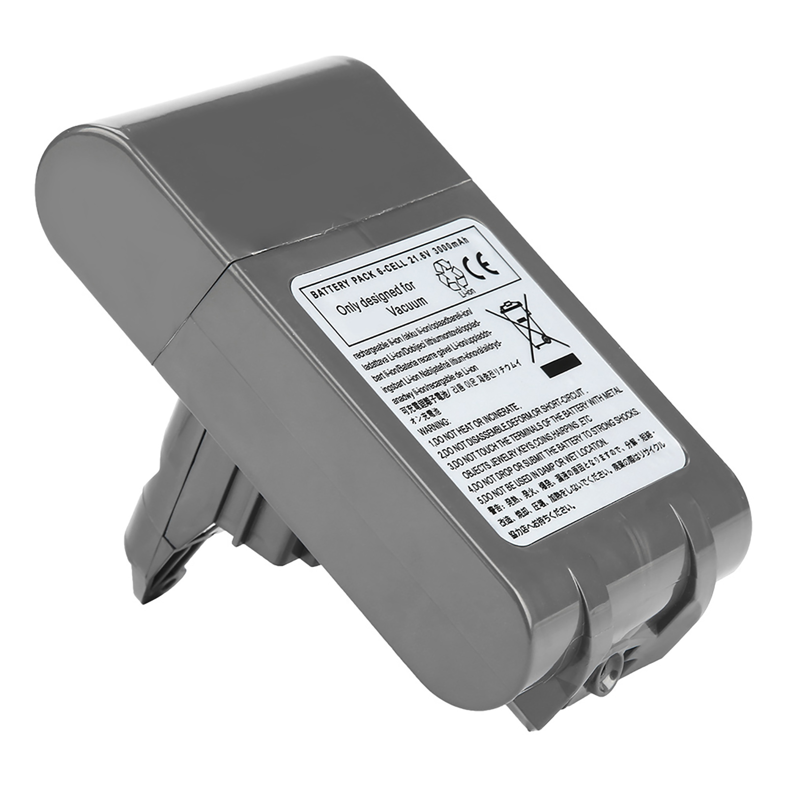 Batterie Au Lithium 21,6 V 20 A Pour Aspirateur Dc58/dc62, 3000 Mah