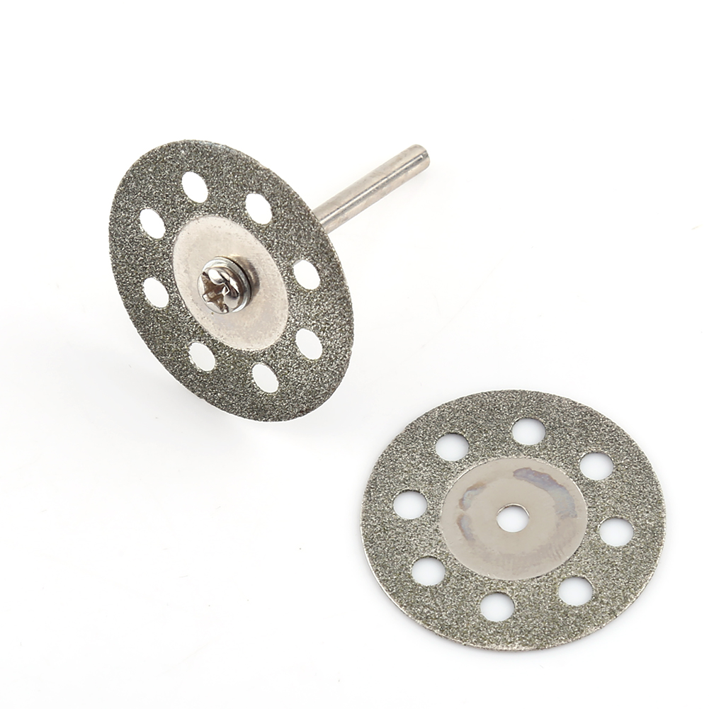 10 Disques De Scie Circulaire Diamantés 30 Mm À 8 Trous Pour Outil Rotatif, Avec 2 Mandrins.