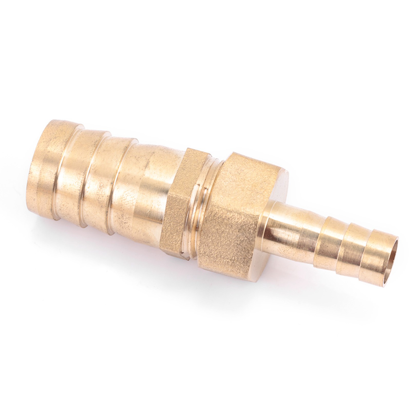 Raccord En Laiton Pour Tuyau, Réducteur À Embout Cannelé, Connecteur De Réduction (10 Mm - 16 Mm)