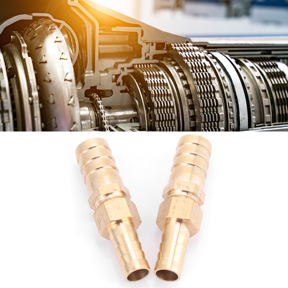 Raccord En Laiton Pour Tuyau D'Arrosage, Réducteur À Embout Cannelé, Connecteur De Réduction (10 Mm-12 Mm, 2 Pièces)