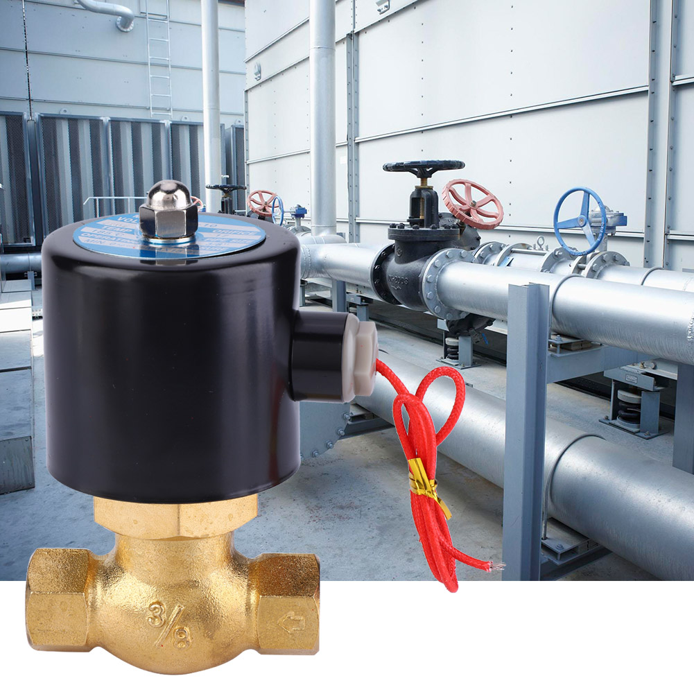 Électrovanne Bidirectionnelle En Laiton Normalement Fermée Pour Air, Eau Et Vapeur (dc24v)
