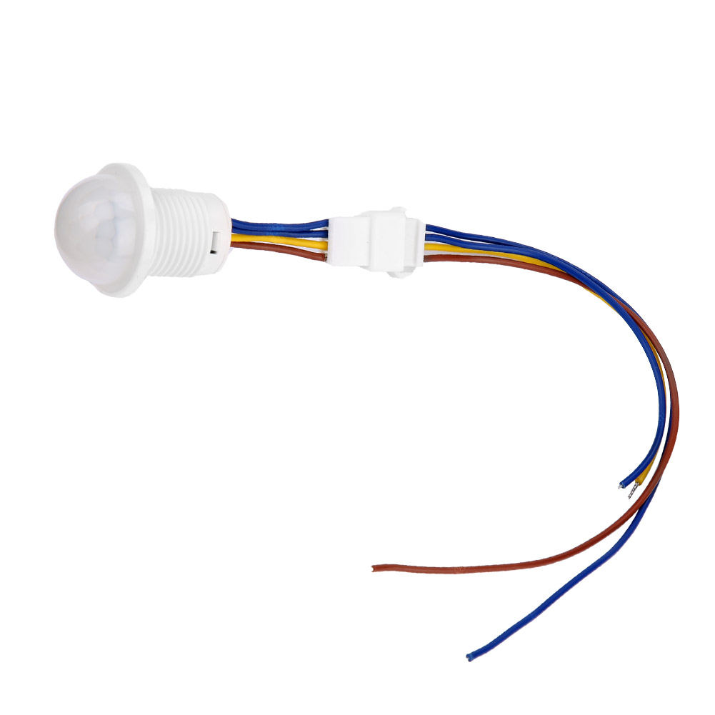 Interrupteur À Détecteur De Mouvement Infrarouge Automatique À Led Mr Hw06a, 1-40 W, 35 X 25 Mm