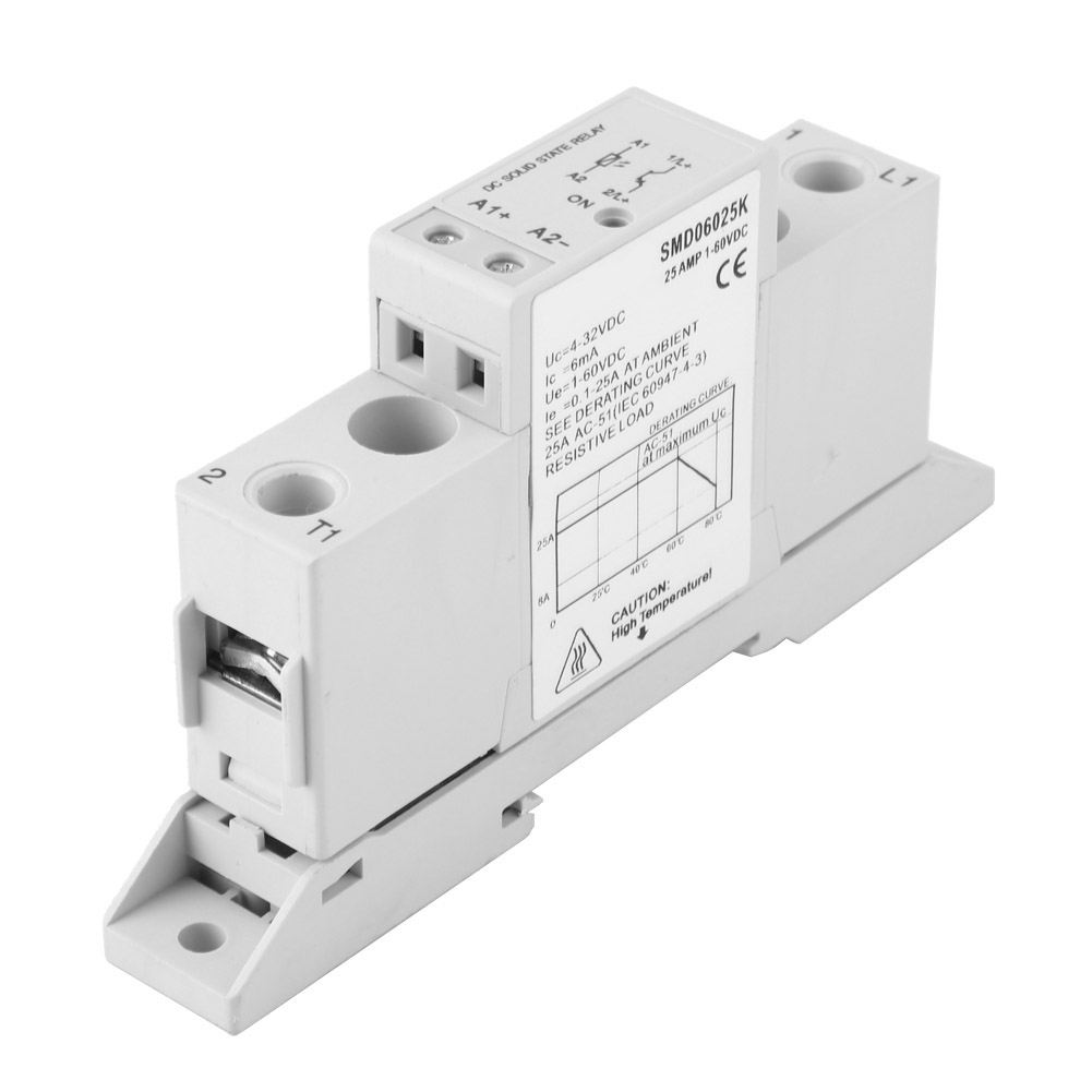 Module Et Carte De Relais Statique Monophasé Cc Sur Rail Din Dsmd100015s Pour Commande Cc