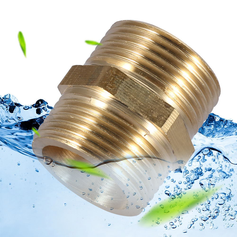 Raccord De Tuyauterie En Laiton G1" - Mamelon Hexagonal - Accessoires De Raccordement Pour Tubes D'Eau (intensification)