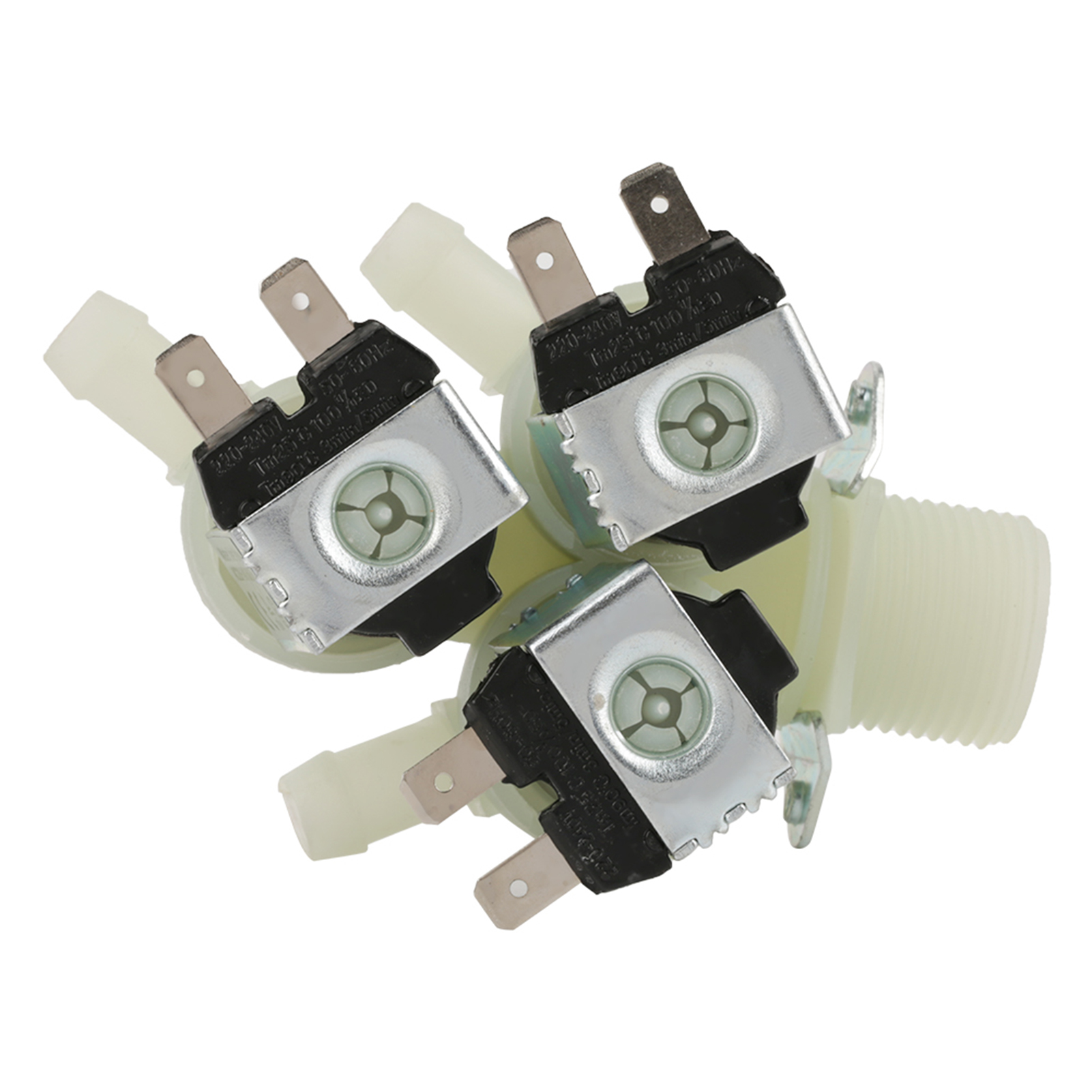 Électrovanne 3 Voies D'Entrée D'Eau N/c Normalement Fermée, 220 V Ca, G3/4