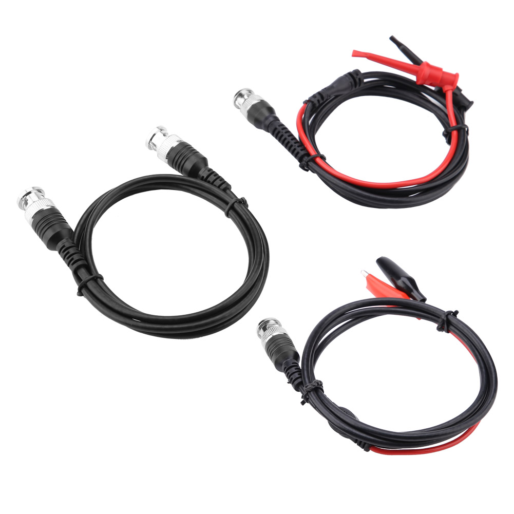 Kit De Test De Câble Coaxial P1260 Avec Pinces Crocodiles Bnc À Bnc.