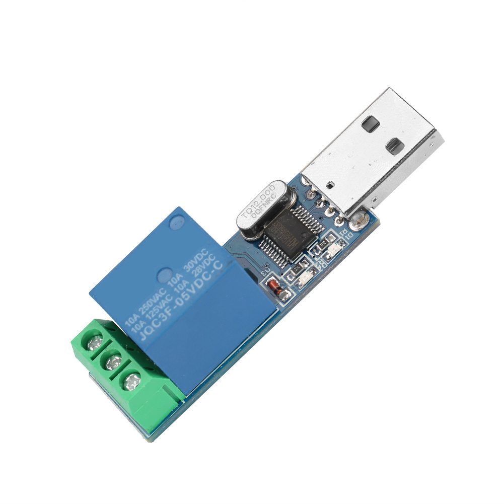Module Relais Usb Mcu Pc Interrupteur De Commande Intelligent Usb À Verrouillage Automatique